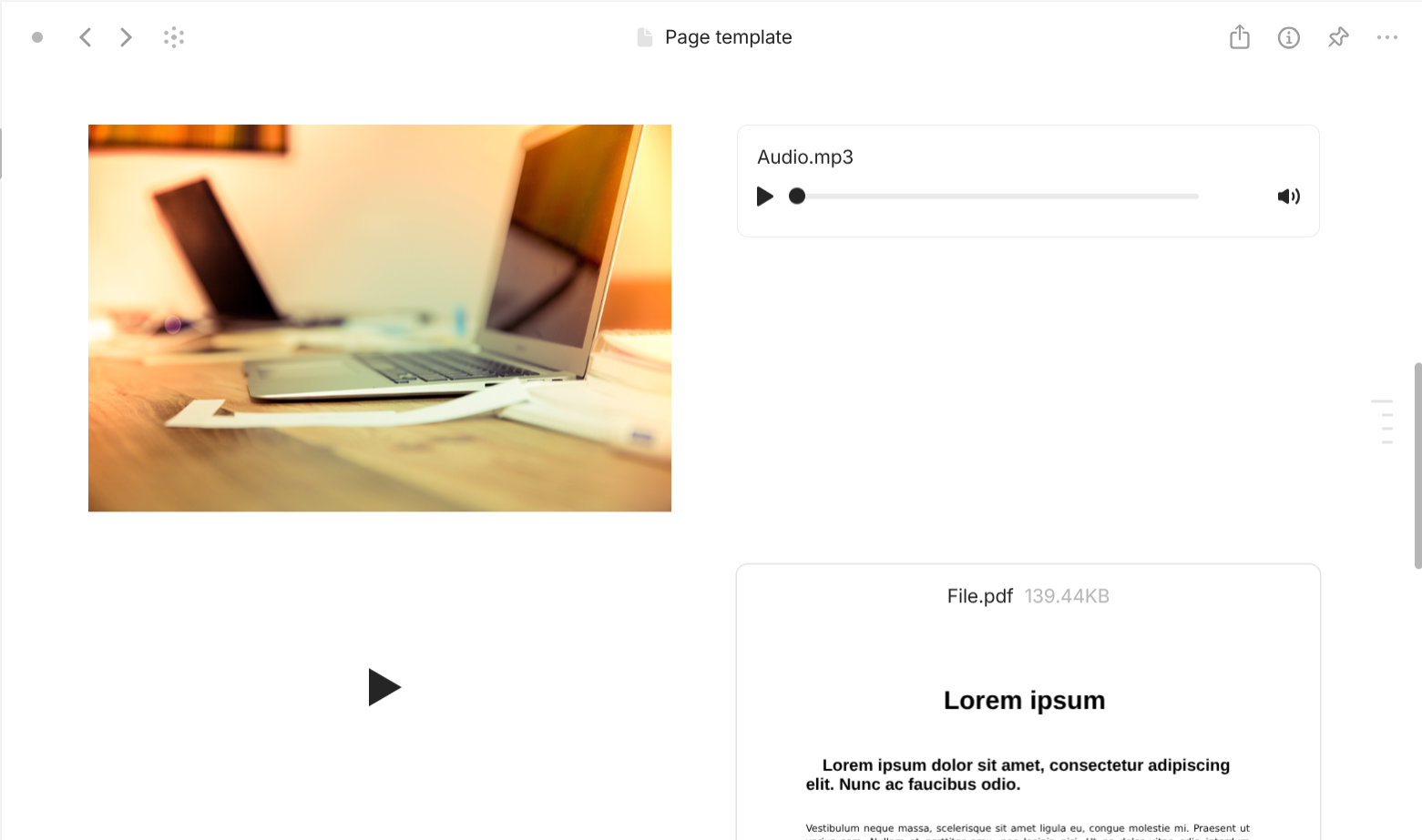 Anytype's Media block