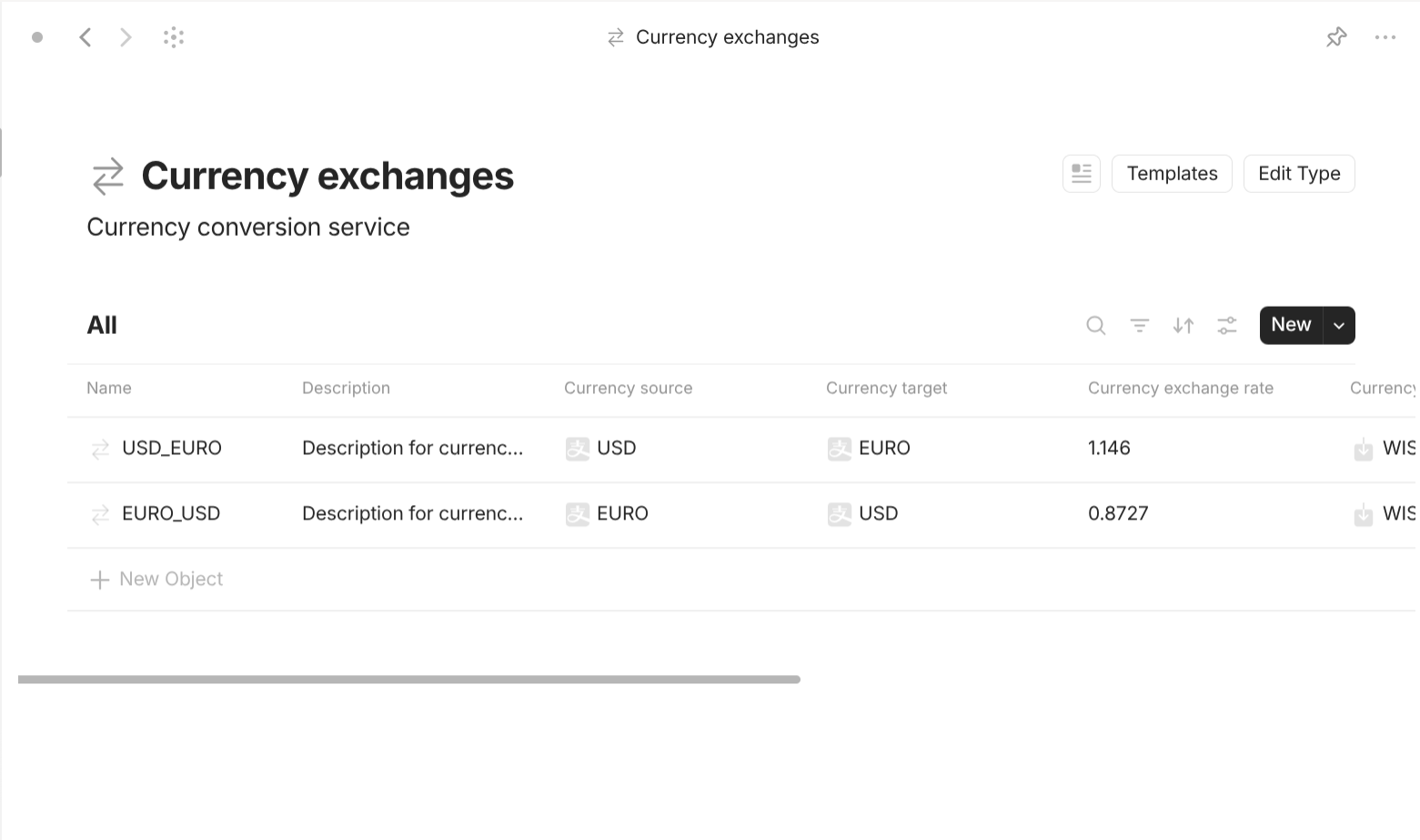 Anytype's Finance-based objects use case