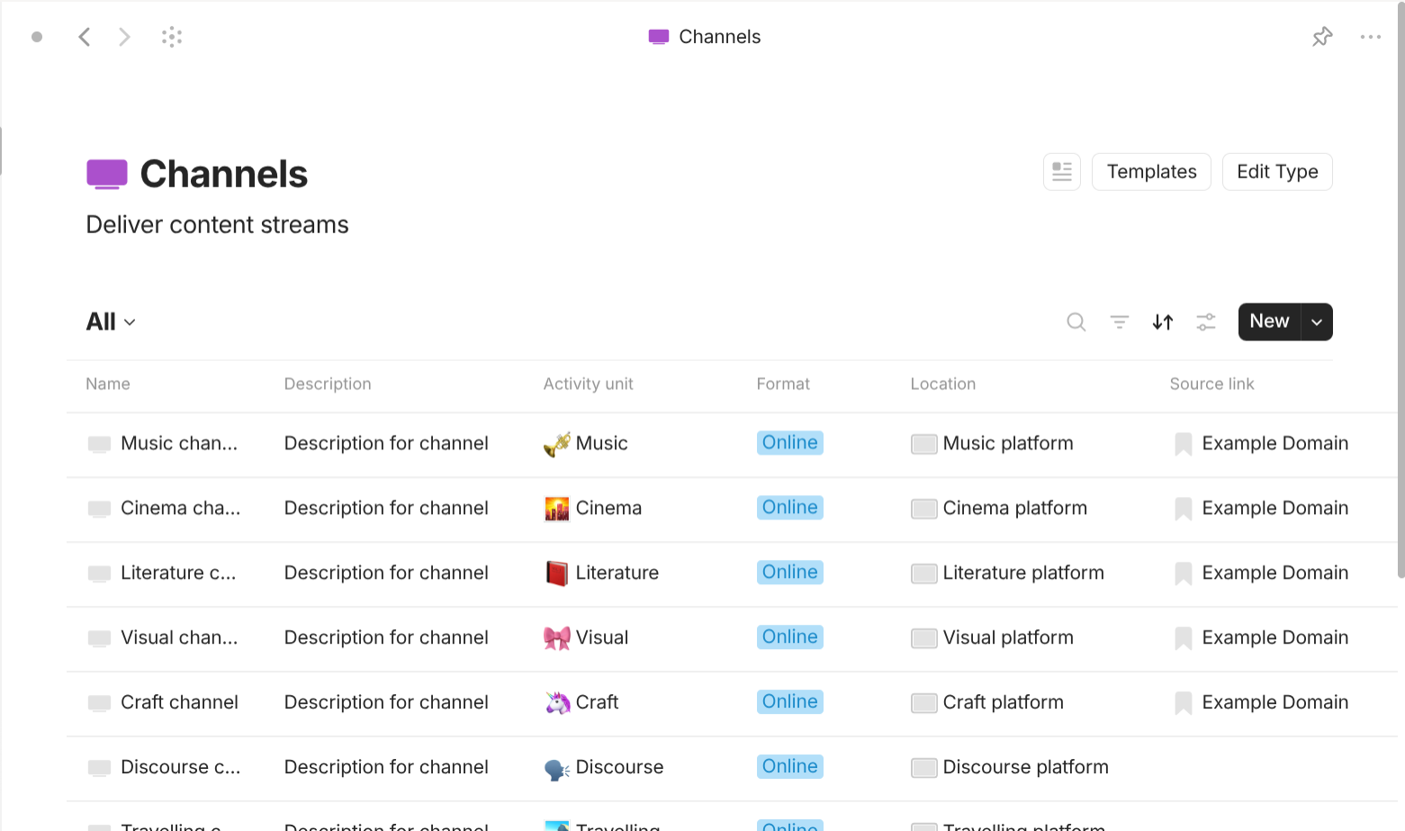 Anytype's Interest-based objects use case