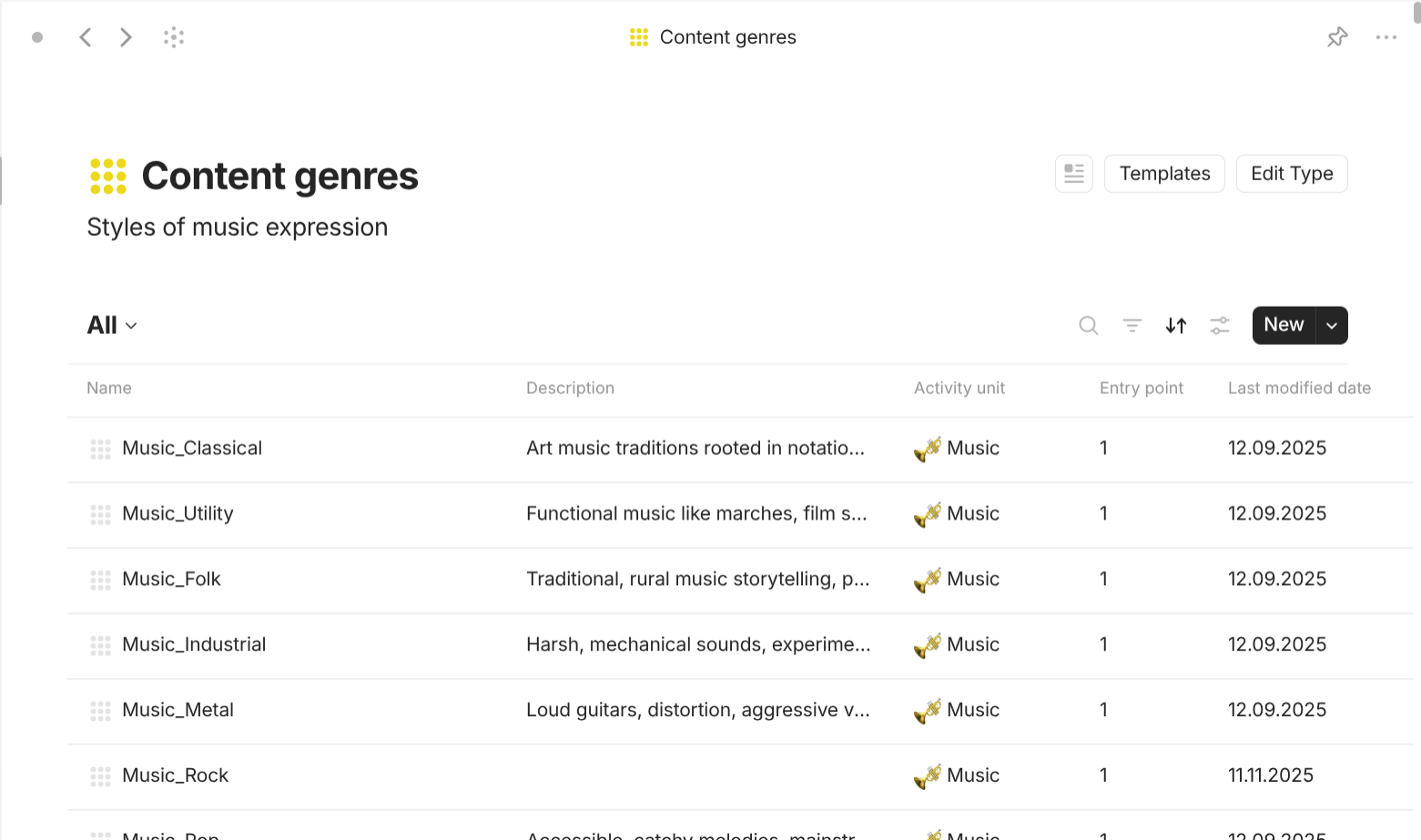 Anytype's Interest-based objects use case