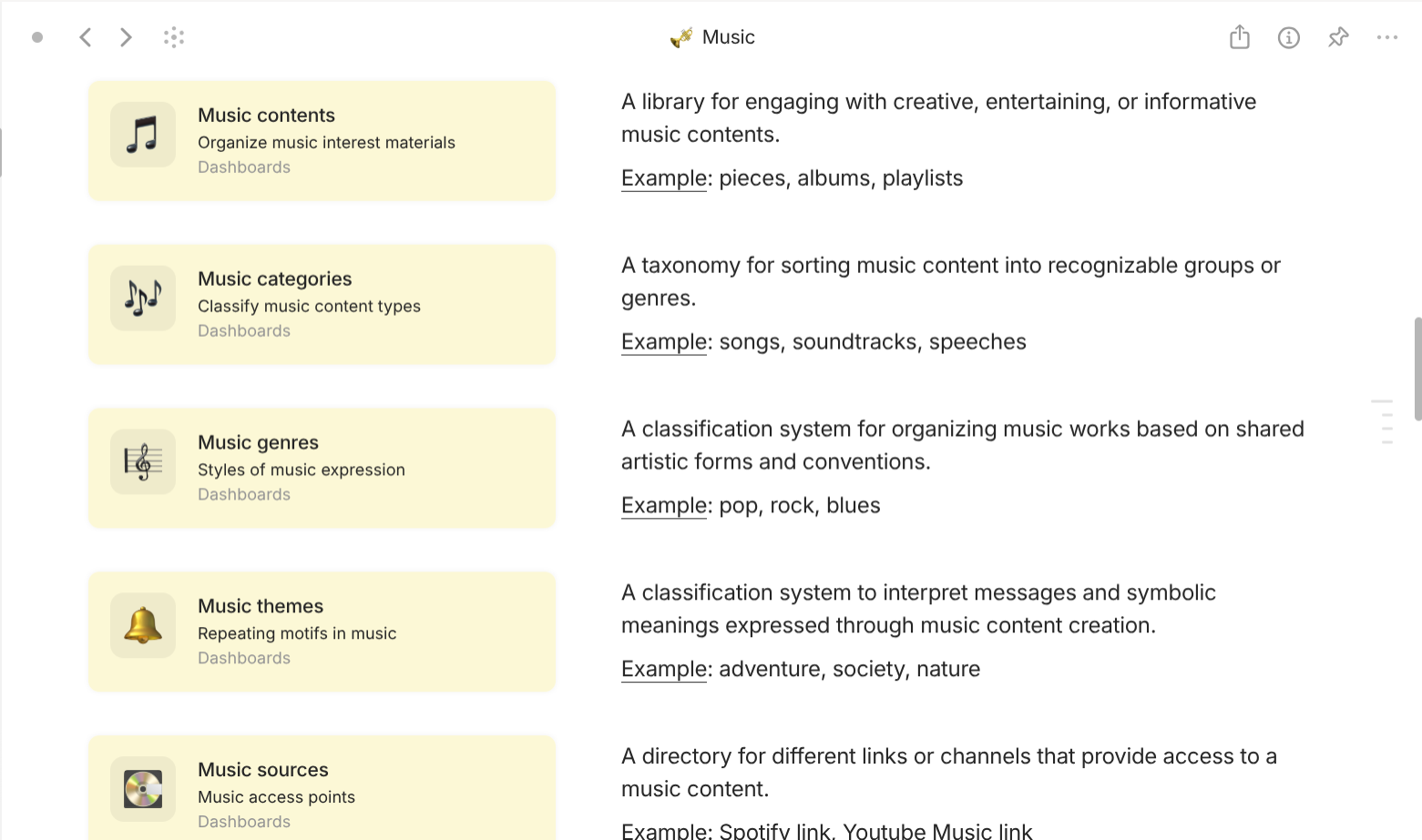Anytype's Interest-based objects use case