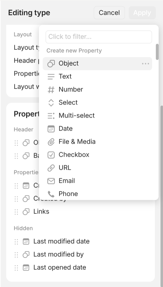 Anytype's property class