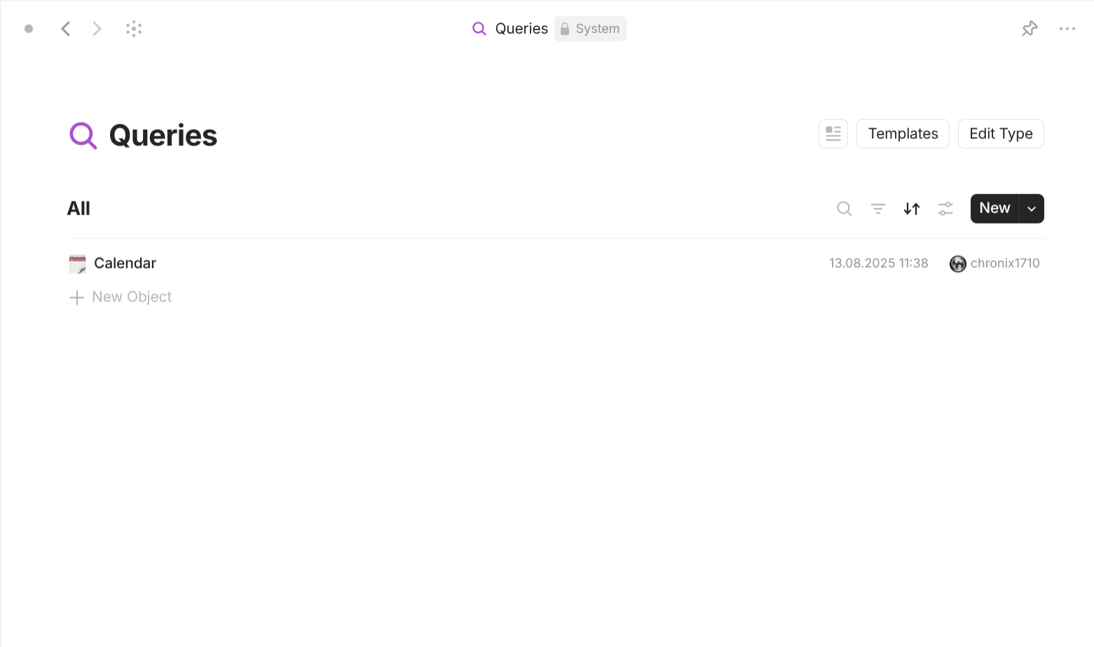 Anytype's Query type